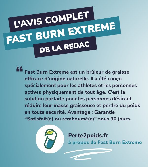 avis fast burn extreme