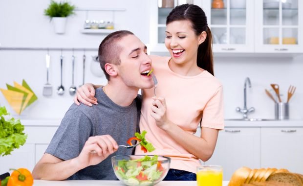 couple alimentation saine